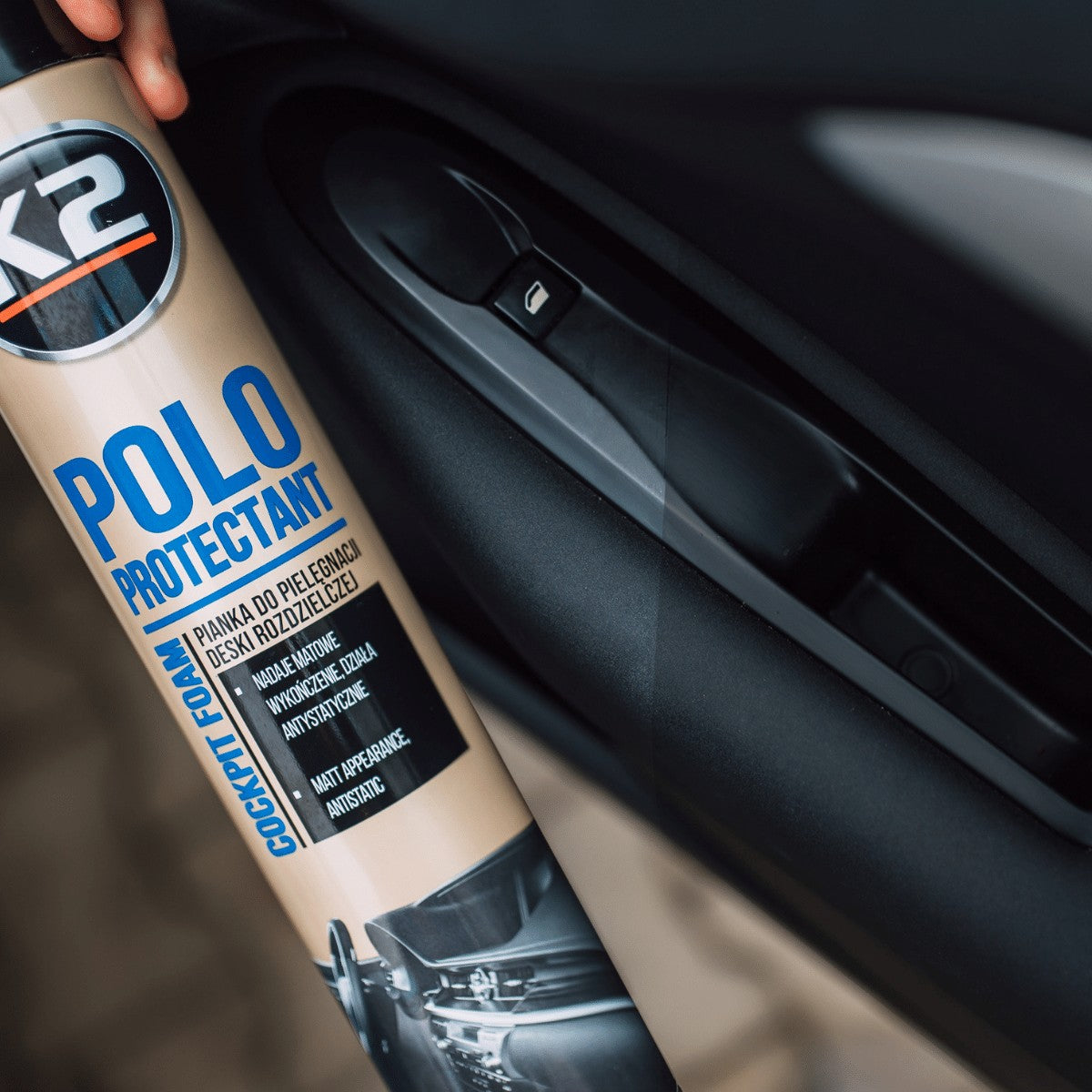 Спрей за арматурното табло K2 POLO PROTECTANT MAT 750 мл FAHREN K418