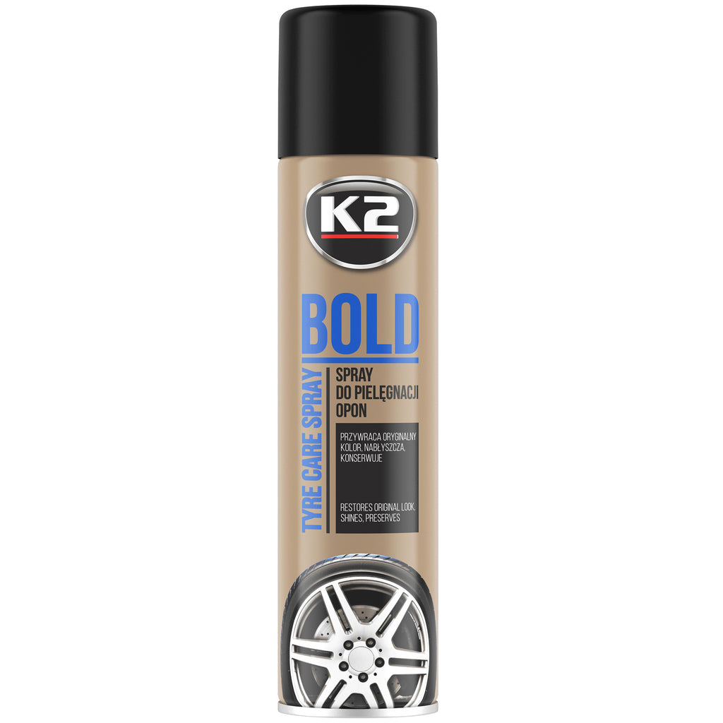 Spray do nabłyszczania i pielęgnacji opon K2 BOLD 600ml aerozol K156