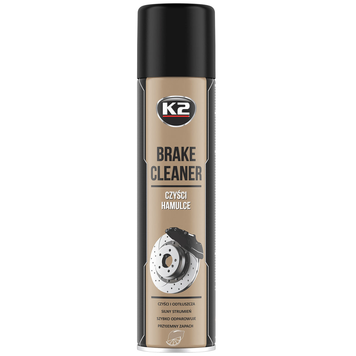 Почистващ препарат за спирачки K2 BRAKE CLEANER 600 мл, аерозол W105