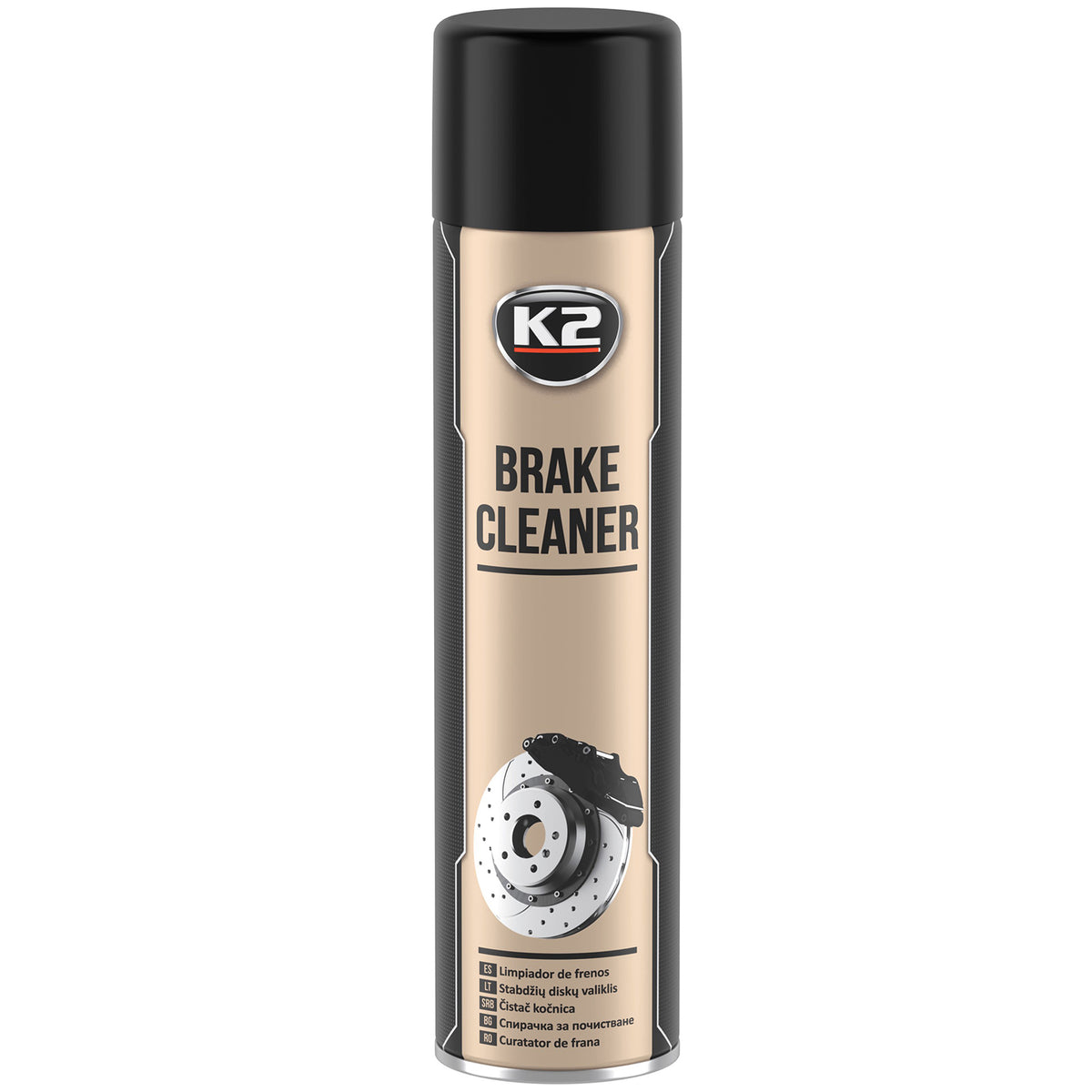 Почистващ препарат за спирачки K2 BRAKE CLEANER 600 мл, аерозол W105