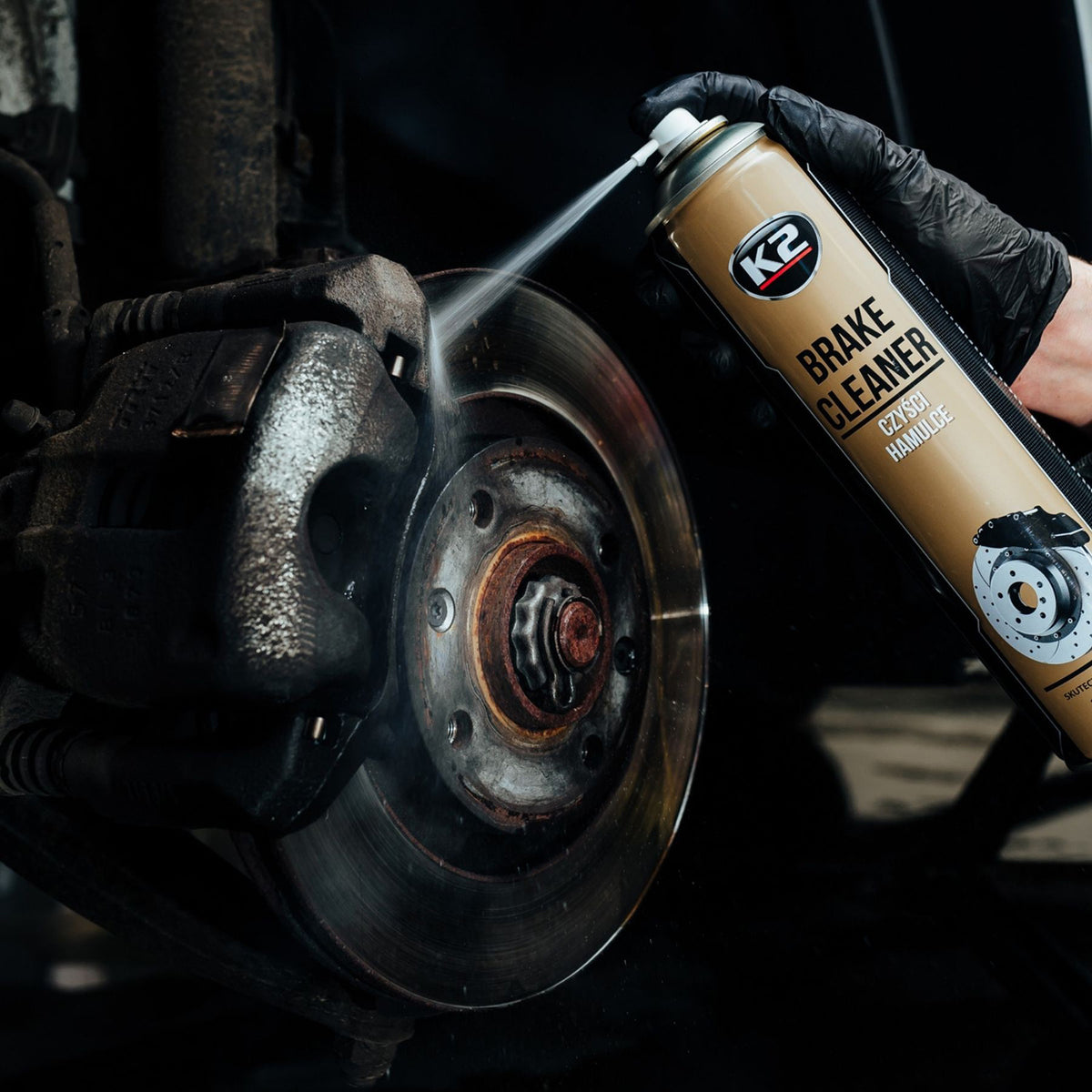 Почистващ препарат за спирачки K2 BRAKE CLEANER 600 мл, аерозол W105