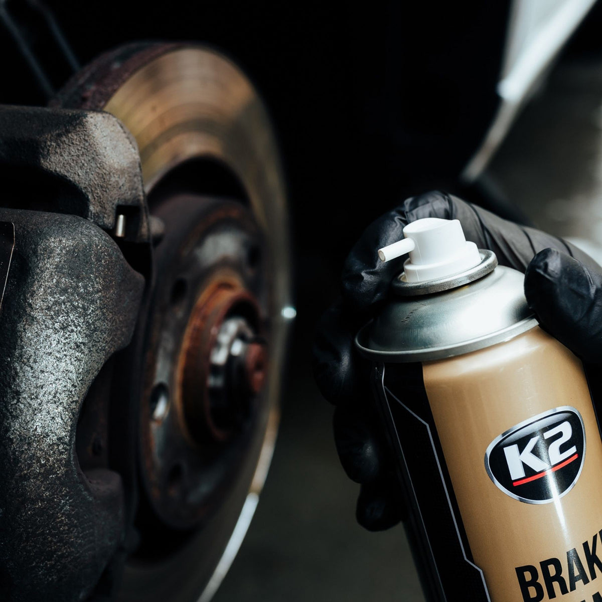 Почистващ препарат за спирачки K2 BRAKE CLEANER 600 мл, аерозол W105