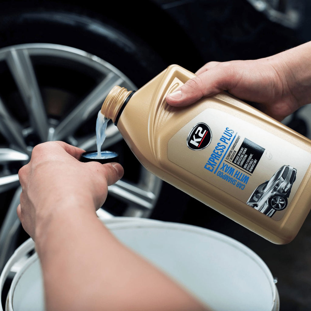 Автомобилен шампоан с восък K2 EXPRESS PLUS 1 л K141