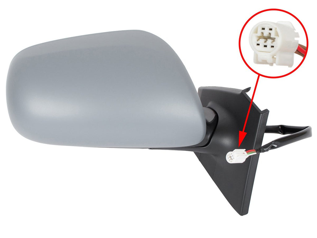 Oglindă exterioară dreapta pentru Toyota Yaris 2 2006–2011