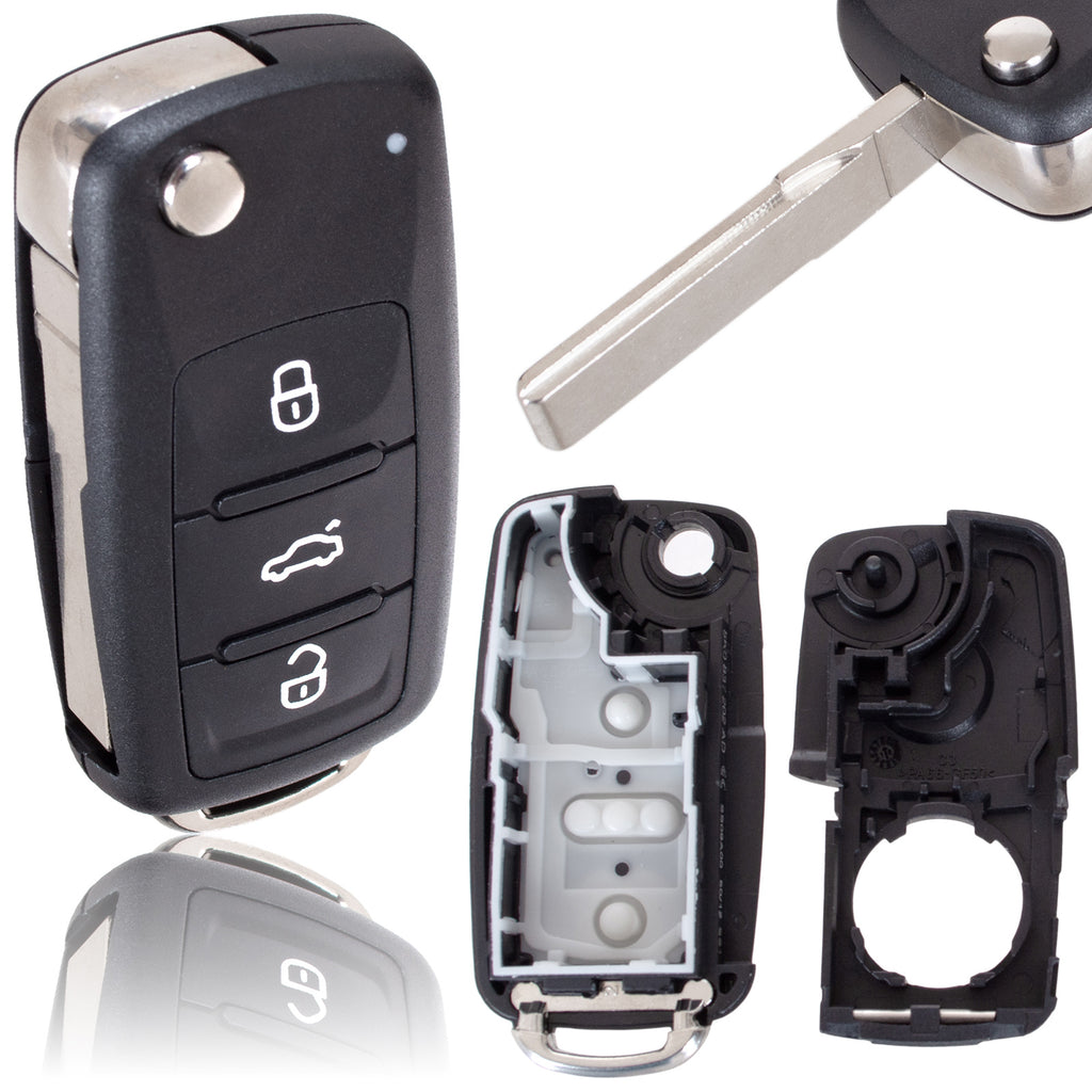 Carcasă telecomandă pentru VW Bora Golf 4 Lupo New Beetle Polo