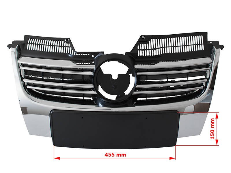 Решетка между фаровете за VW Golf 5 комби 2007–2009
